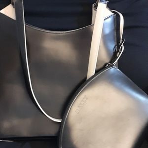 Bally hard leather bag